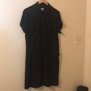 J. Crew Factory Drapey Oxford Shirtdress